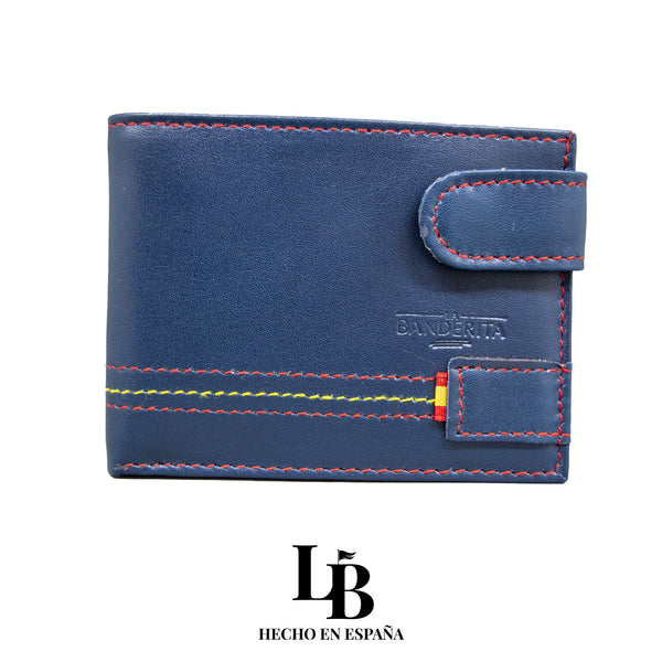 Cartera de Piel Pespunteada | Artesanía de Ubrique