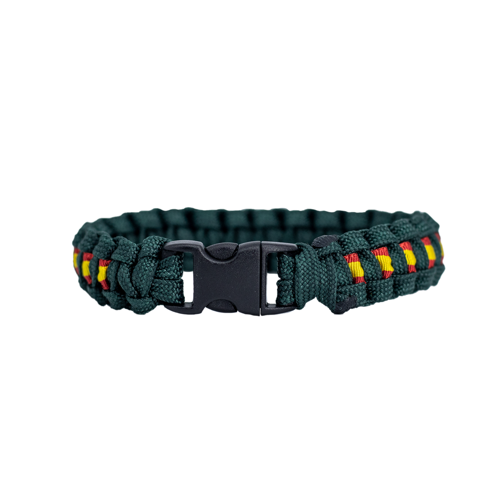 Pulsera Paracord Policia Nacional PROTEGER Y SERVIR